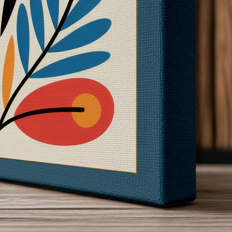 Print, 30x20 - 76.2 x 50.8 cm, Teal Border