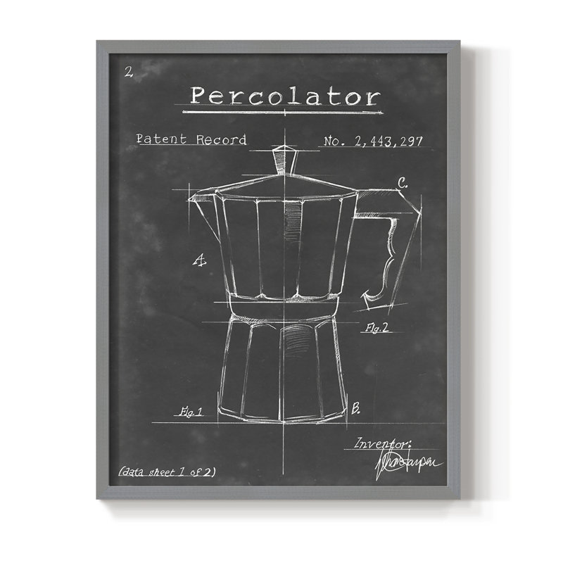 Morning Routine VI Framed Print - Solid Wood, Grey, 10" H x 8" W