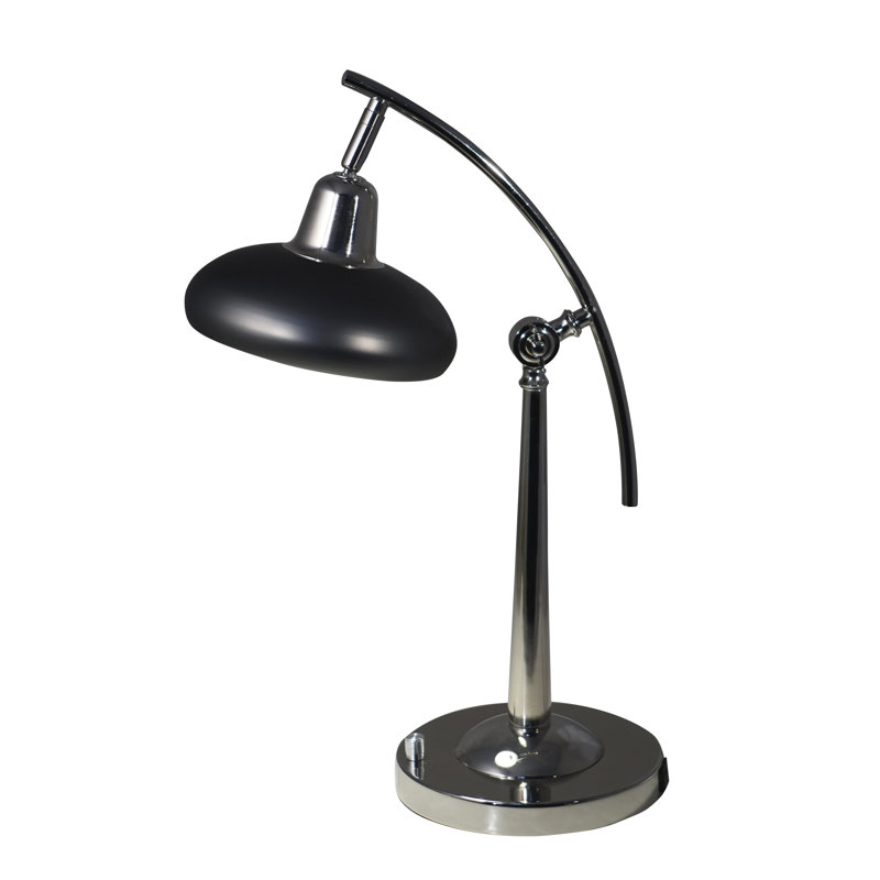 Ashwood Adjustable Metal USB Desk Lamp