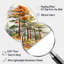 Hadda pin Majestic Ponderosa II - art mural asymétrique en forme de nébuleuse de pin-110502450