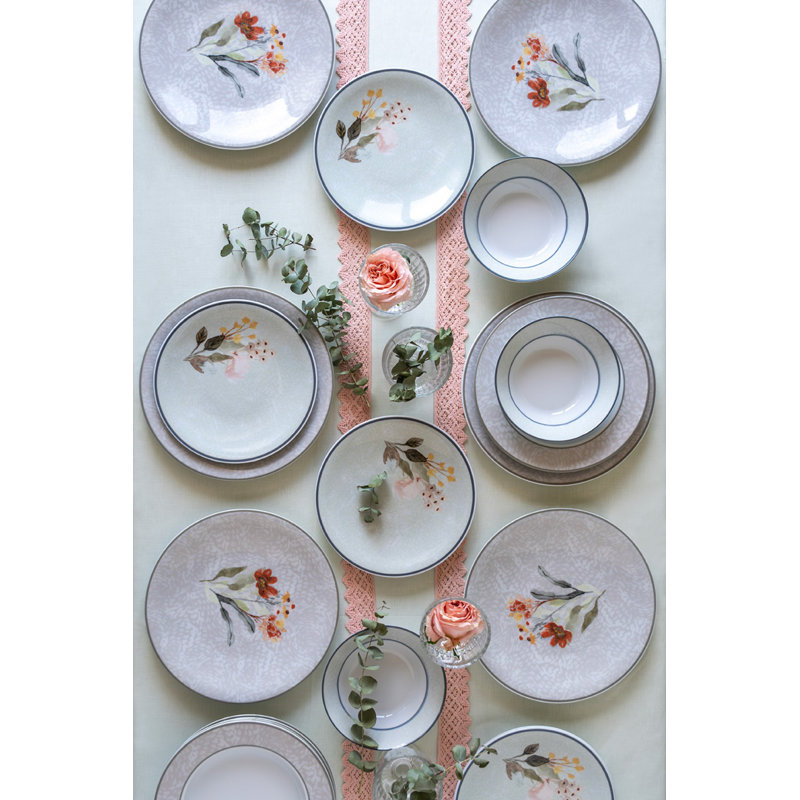 Zahir Piece Dinnerware Set - Service for 6