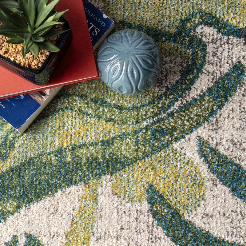 Floral Area Rug, Rectangle 274 x 366cm