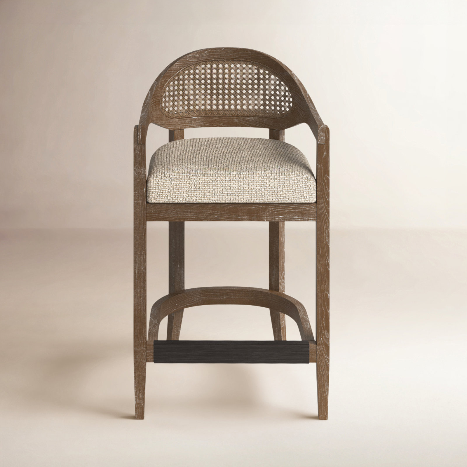 Copley Bar Stool, Taupe Beige, Counter Stool (26” Seat Height)