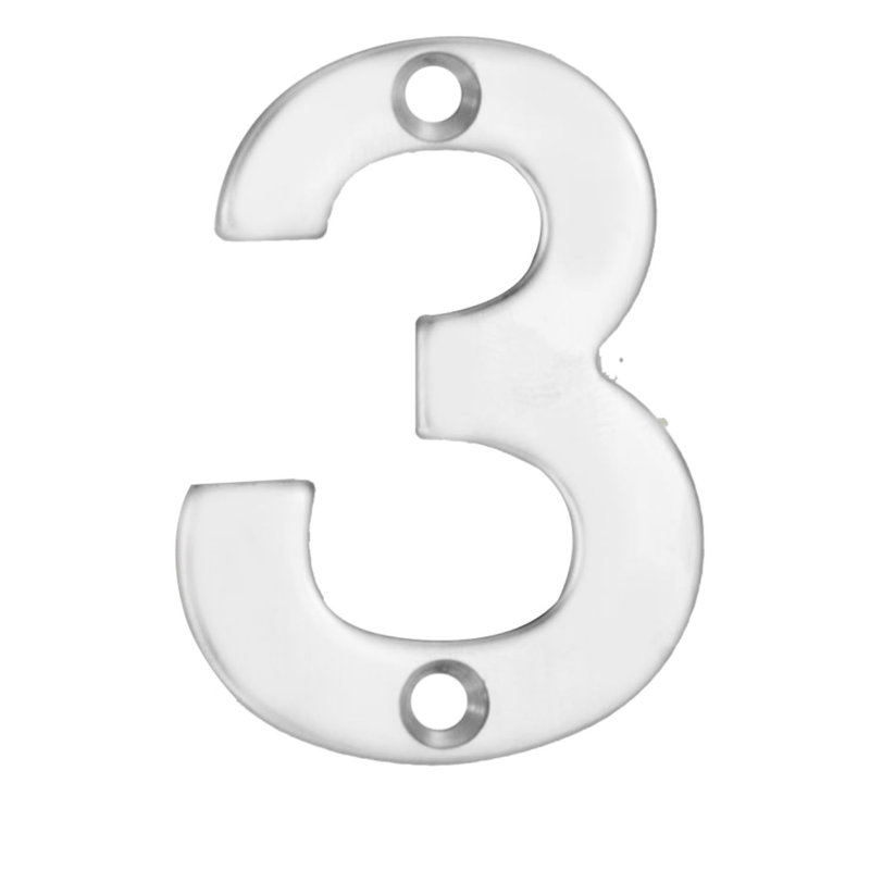 Llorente 5cm H Stainless Steel Door Accessory, Bright Stainless Steel