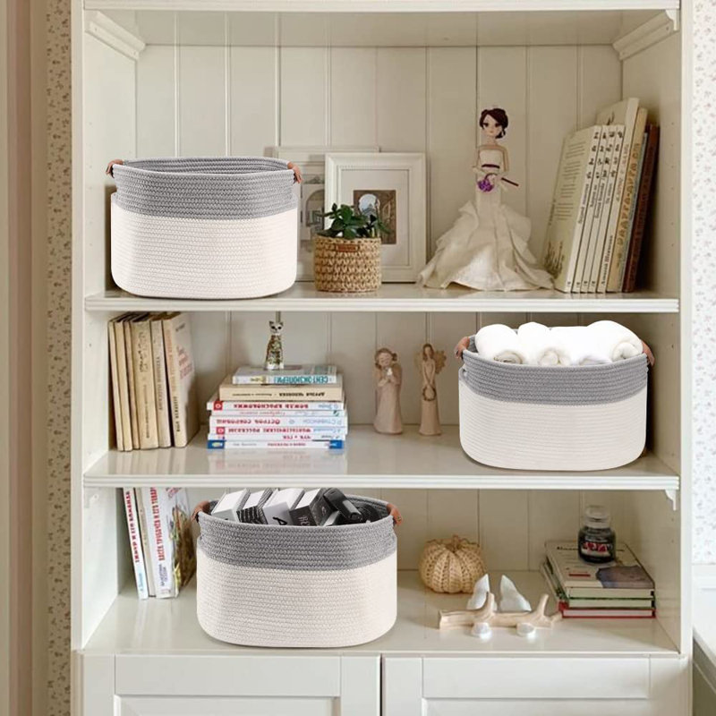 Fabric Laundry Basket with Handles