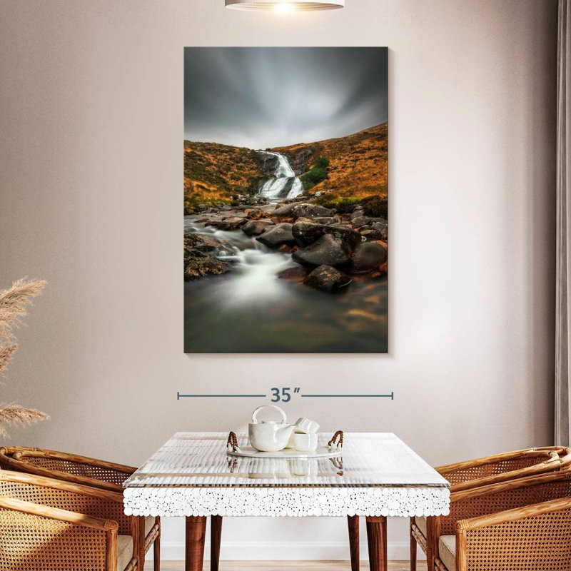Cascade Alvord, rivière Sligachan, H 51 po x l 34 po