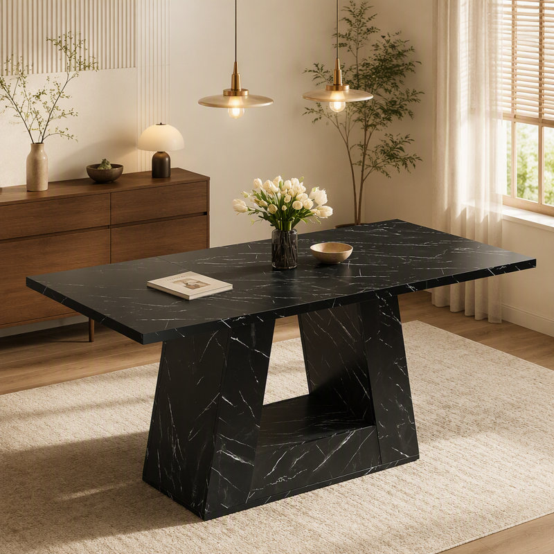 Dining Table, Black