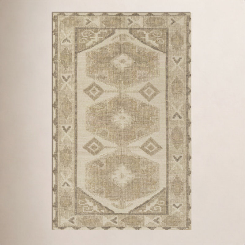Bristol Oriental Area Rug in Brown, Rectangle 3'6" X 5'6"