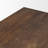 Rectangular Dark Brown Solid Wood Dining Table