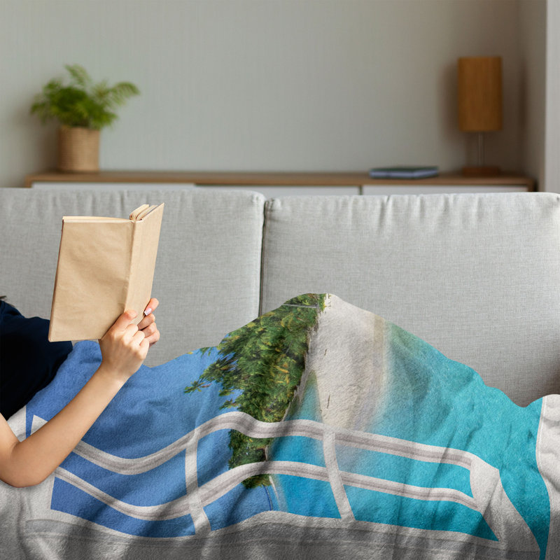 Hand Woven Throw Blanket, 50" x 60"