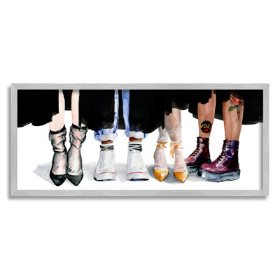 " Trendy Fashion Shoes People " by Jennifer Paxton Parker