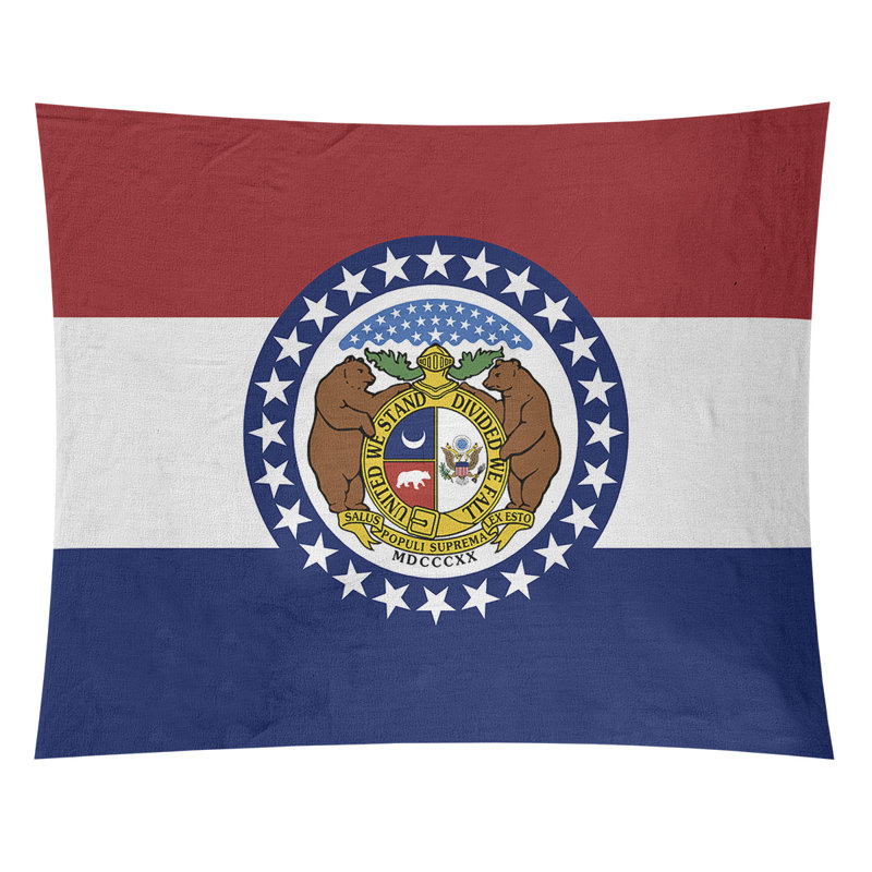 Tapisserie drapeau missouri Enrik, Intérieur, H 27,5 po x l 37,5 po