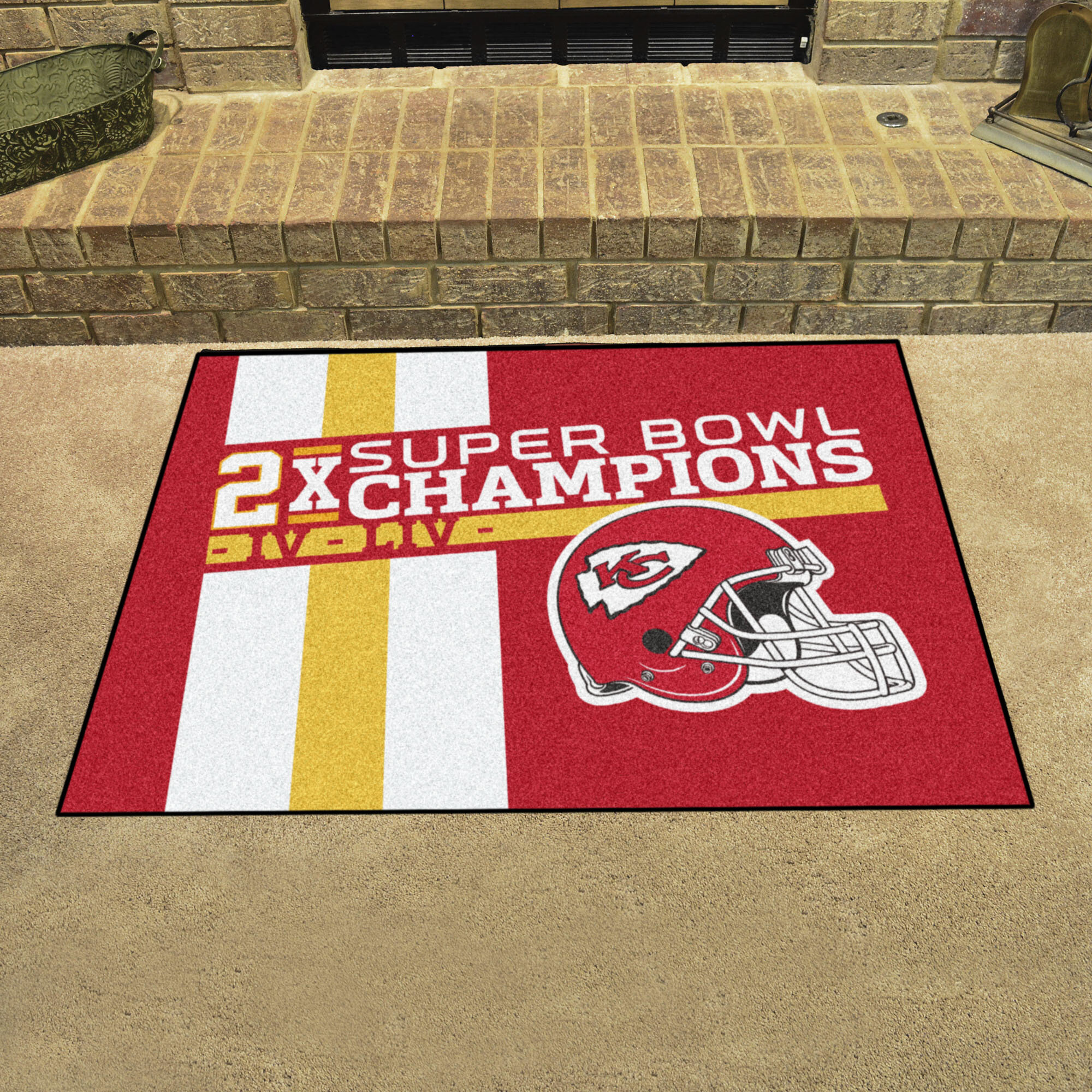 FANMATS Kansas City Chiefs Dynasty All-Star Mat