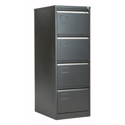 47cm Wide 4 -Drawer Steel File Cabinet