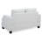 Charming Transitional Loveseat In White