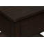 Table d'appoint, 2 niveaux, table de bout, table d'appoint, carré, table de chevet, chambre à coucher, lampe, placage brun, traditionnel