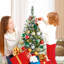 Green Spruce Flocked/Frosted Christmas Tree-401839303-314716377