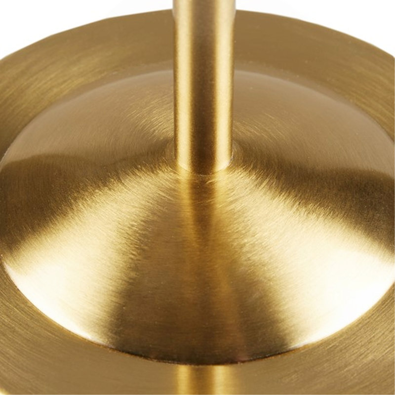 Lampe de table 17 "en verre mercurisé doré voir ci-dessous