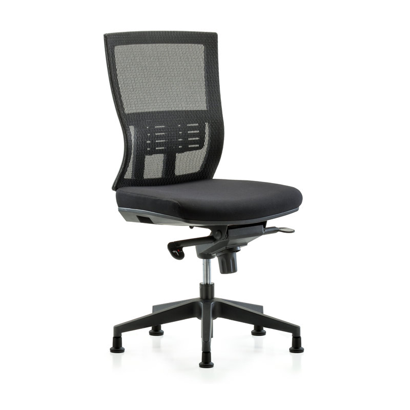 Lucy Mesh Task Chair, Glides