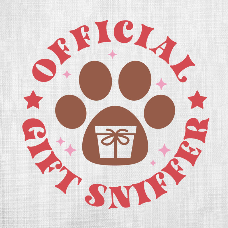 Coussin ChristmasDog-14, 16 po x 16 po