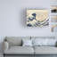 "La grande vague de Kanagawa I" de Bolton Katsushika, toile-93520449