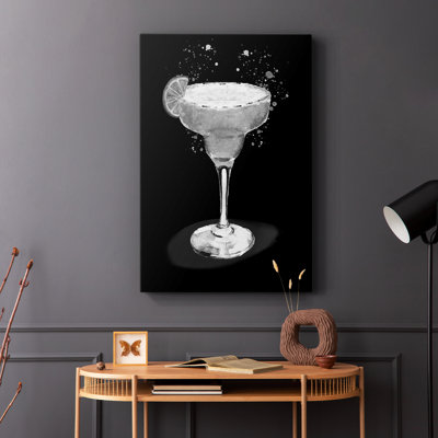 Dressed in Black Margarita -Gallery Wrapped Cavas