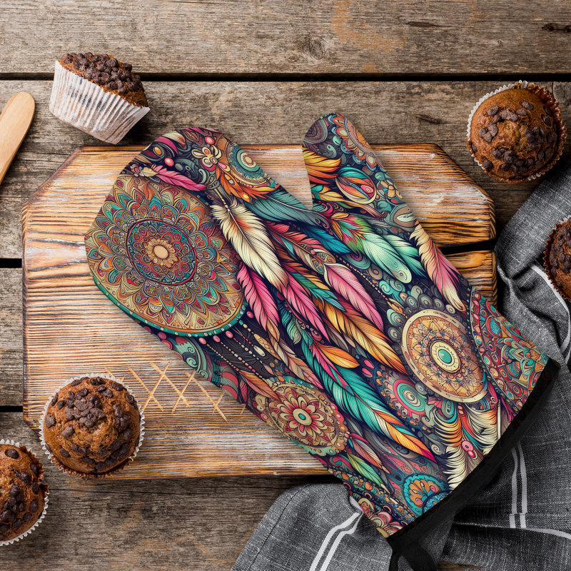 Couvre-lit en coton Hippie Boho Groove