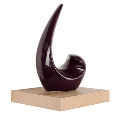Floating Shelf Wall Shelf Kit, Foiled Finish