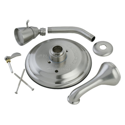 Kingston Brass Single-Handle Pressure Balanced Tub and Shower Faucet, Trim Only without Handle