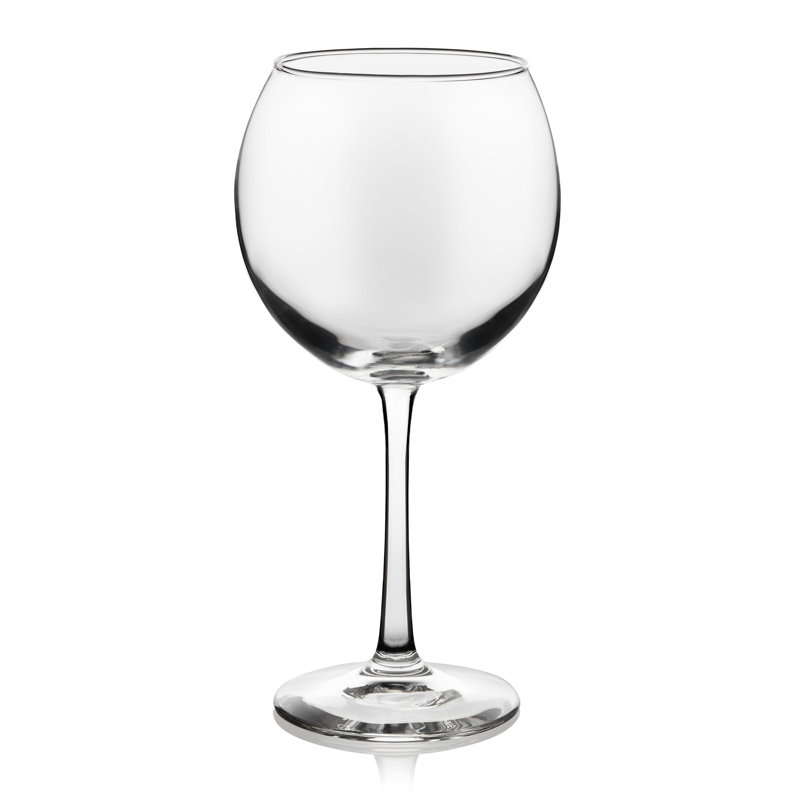 Libbey Vina Clear Glass Balloon Red Wine Glasses Set of 6
