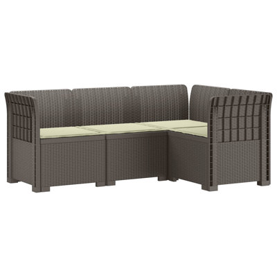 62 cm W Patio Sofa with Cushions