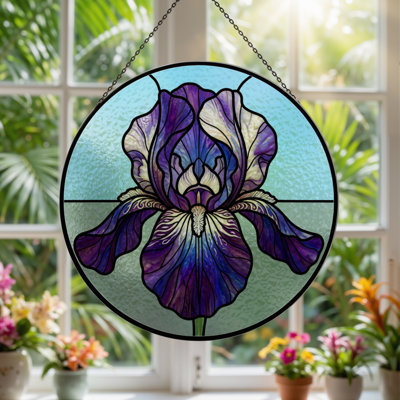 Vitrail pourpre Iris
