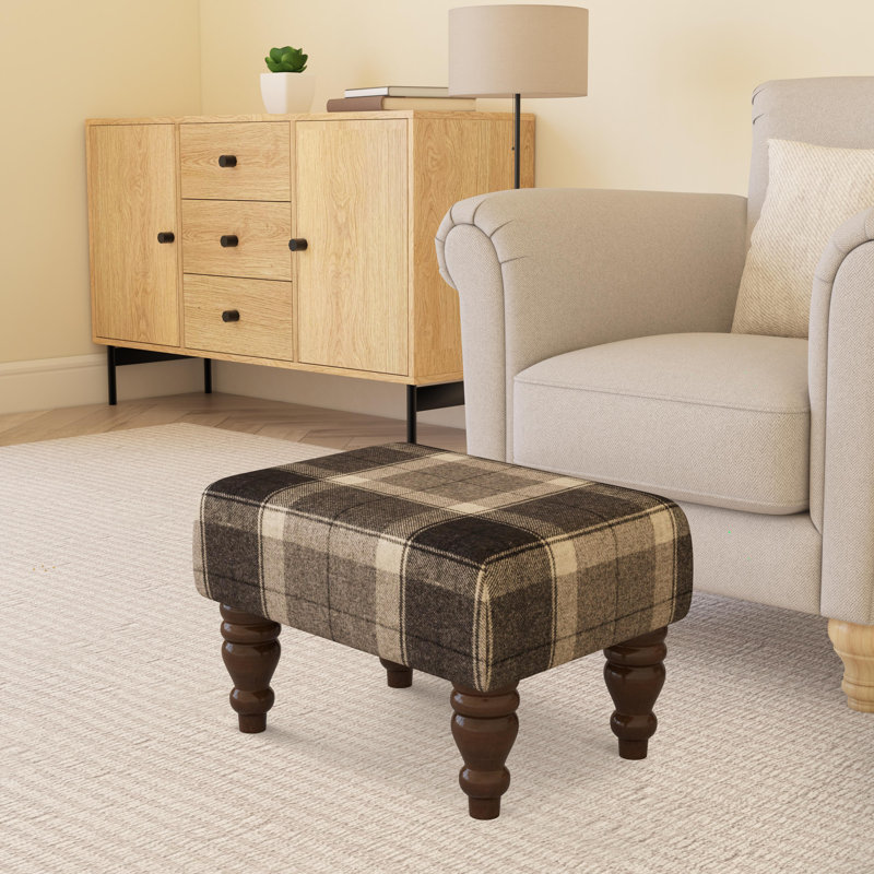 Manufactured Wood Accent Stool, Mahogany