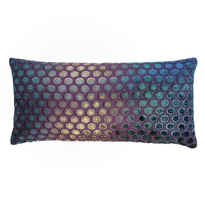 Dots Rectangle Velvet Pillow Cover & Insert