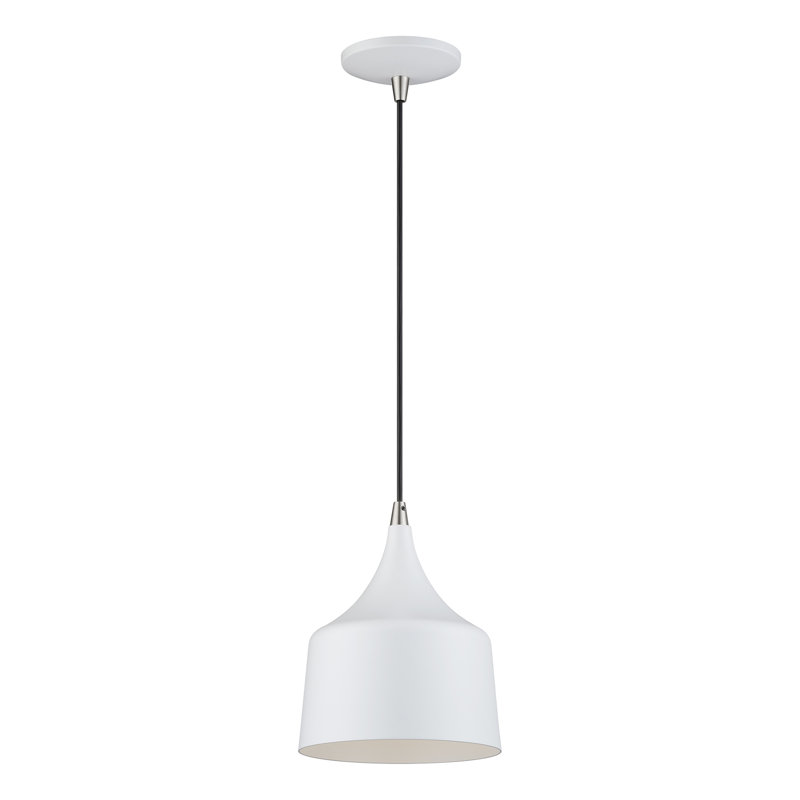 Catrinia Led White Pendant, White