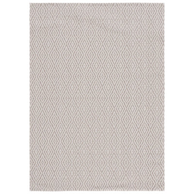 Martha Stewart Cotton Geometric Rug in Taupe
