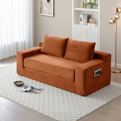 Convertible Sofa Bed Foldable Couch Compressed Loveseat Sofa for Bedroom Living Room