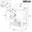 24'' Single Bathroom Vanity with Ceramic Top-86924753