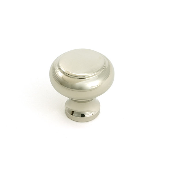 Regency Cabinet Knob, 1.18" Knob Diameter, Polished Nickel