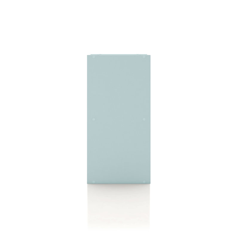 Bibliothèque de rangement modulable, 2 cubes, Bleu clair