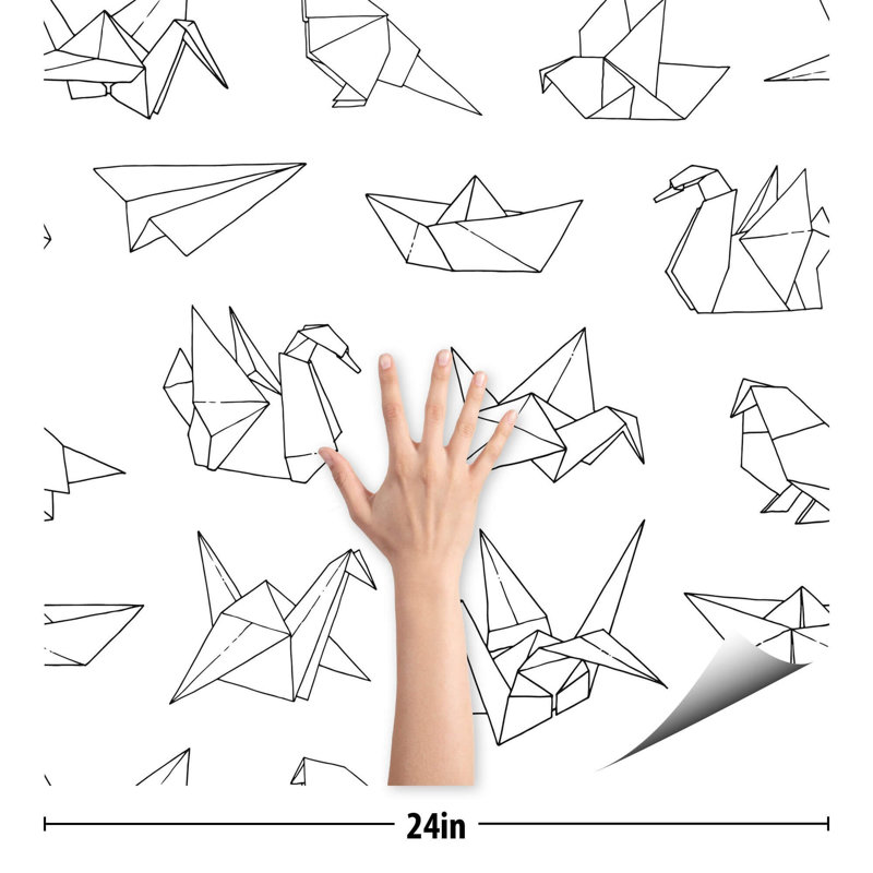 Tuile de papier peint Edee, L 2 pi x L 10,5 pi
