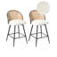 Set of 2 Bar Chairs NATHAN Swivel-1630525647-1630525646
