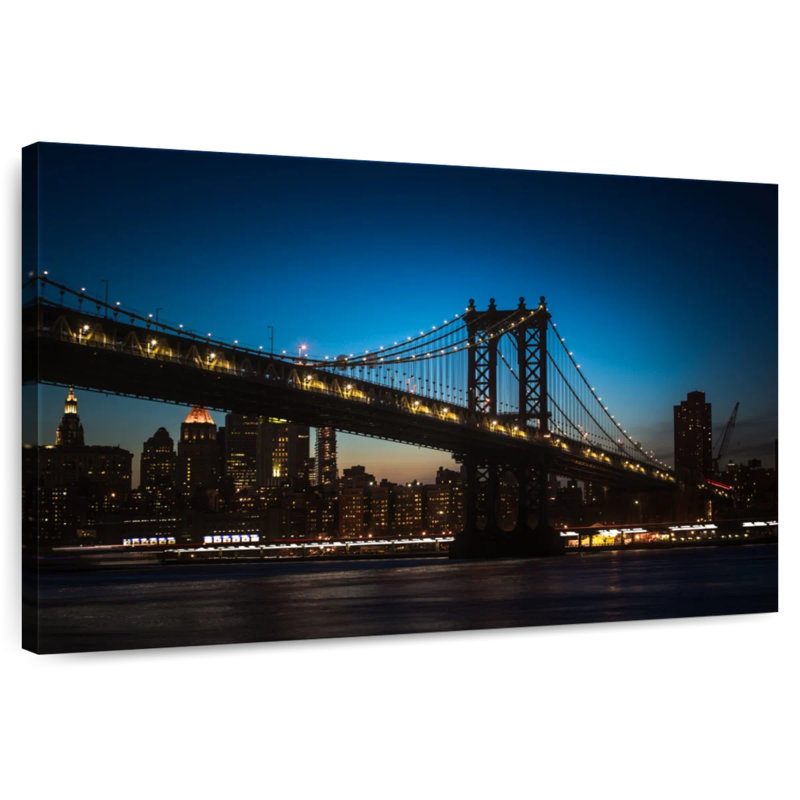 Lilie romantique Manhattan Bridge, H 32 po x l 48 po