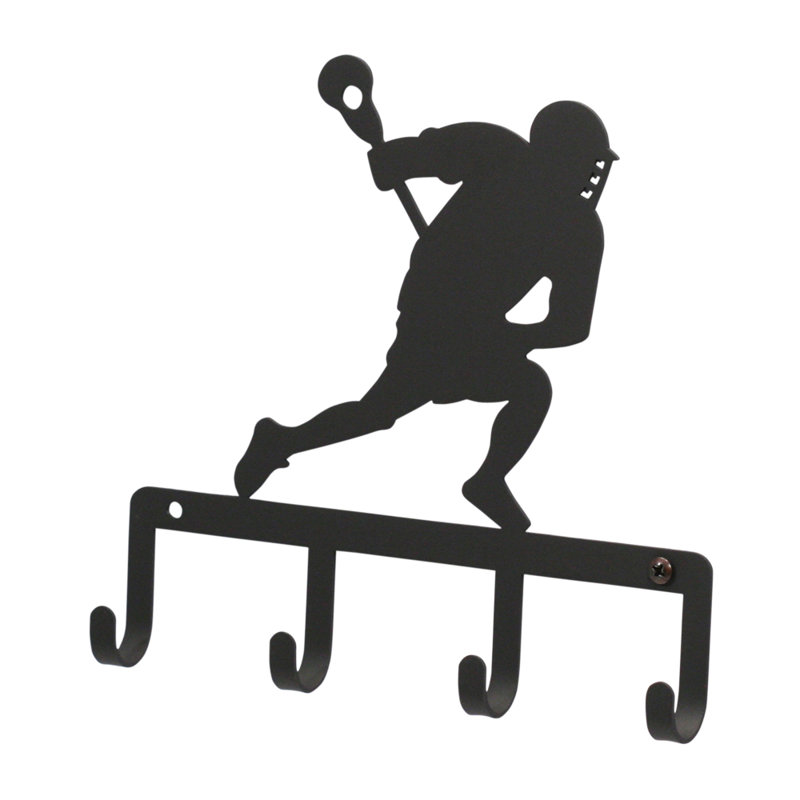 Lacross Player - Multi-Purposefull Wall Hook and Key Holder