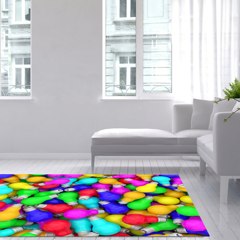 Forson Abstract Area Rug, Rectangle 140 x 200cm