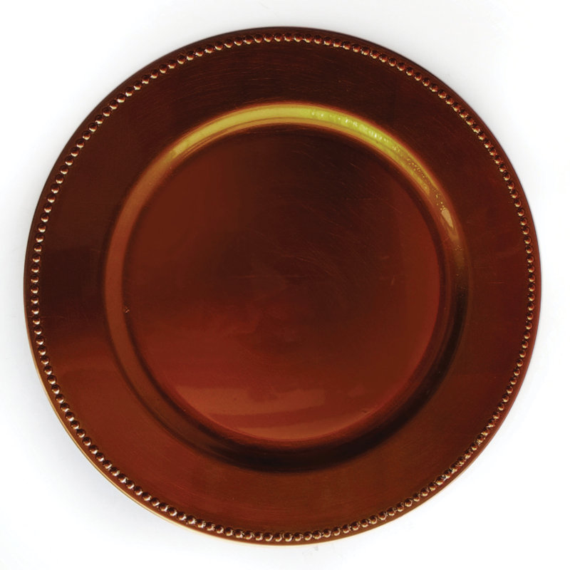 Plat de présentation en cuivre 13 po, Cuivre