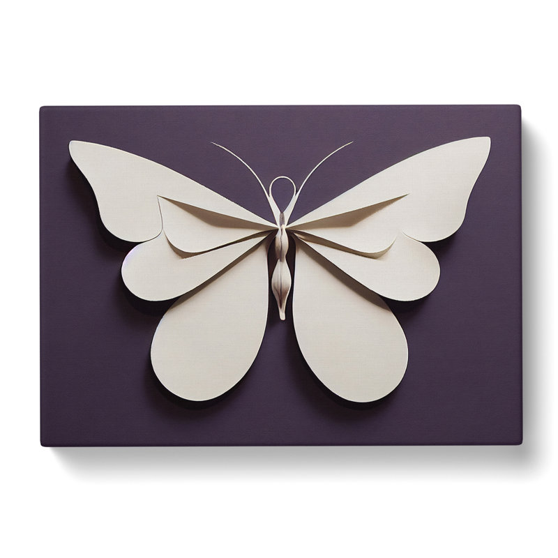 Luxurious Butterfly - Wrapped Canvas, 35cm H x 50cm W x 3cm D