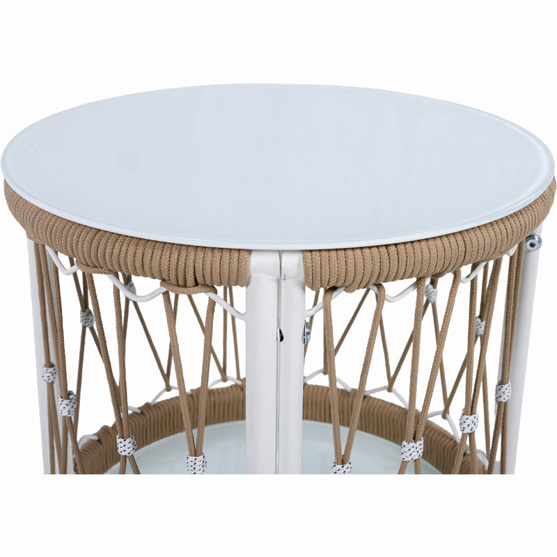 Table d'appoint d'extérieur 17,32 po Bohemian Garden