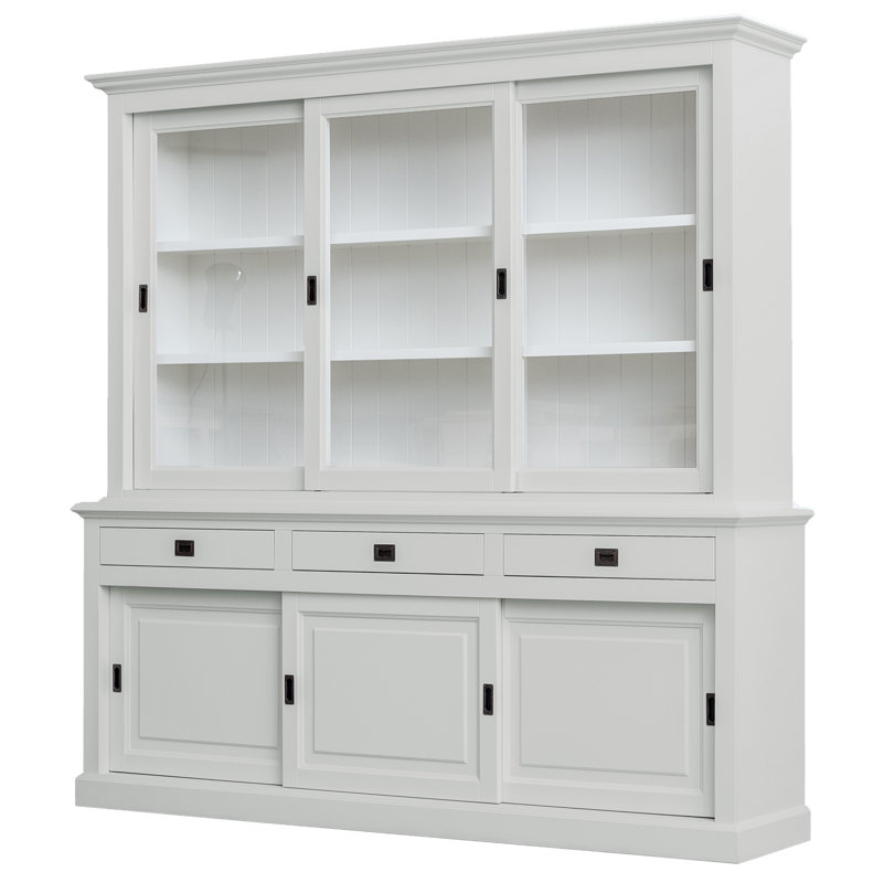 Anneros Display Cabinet, Aesthetic White