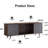 Margie Modern 66" TV Stand for 75 Inch TV with Multiple LED Lights, Magnetic Door for Living Room-257127246